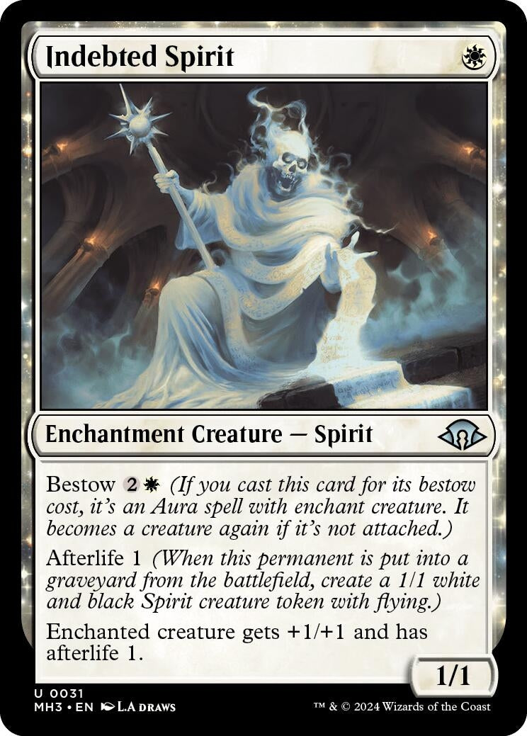 Indebted Spirit (31) [MH3] - MTG Single