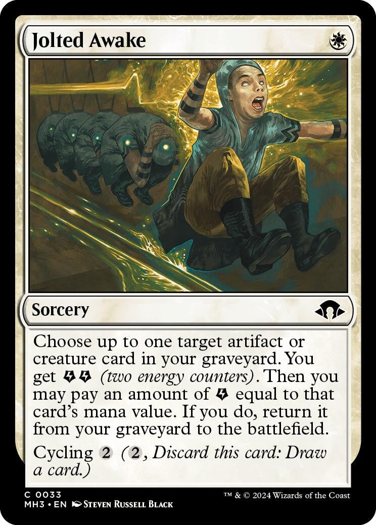 Jolted Awake (33) [MH3] - MTG Single