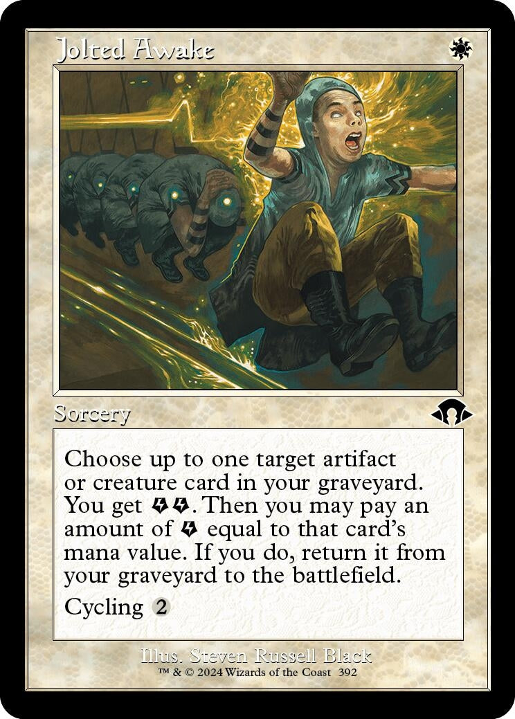 Jolted Awake (Retro Frame) (392) [MH3] - MTG Single