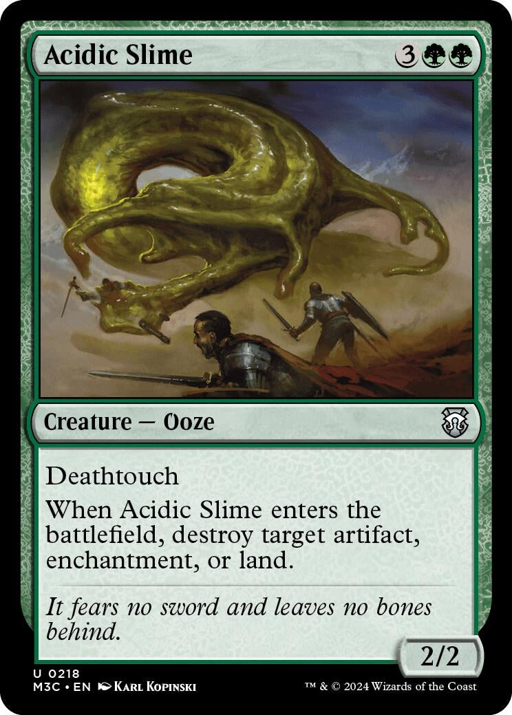 Acidic Slime (218) [M3C] - MTG Single