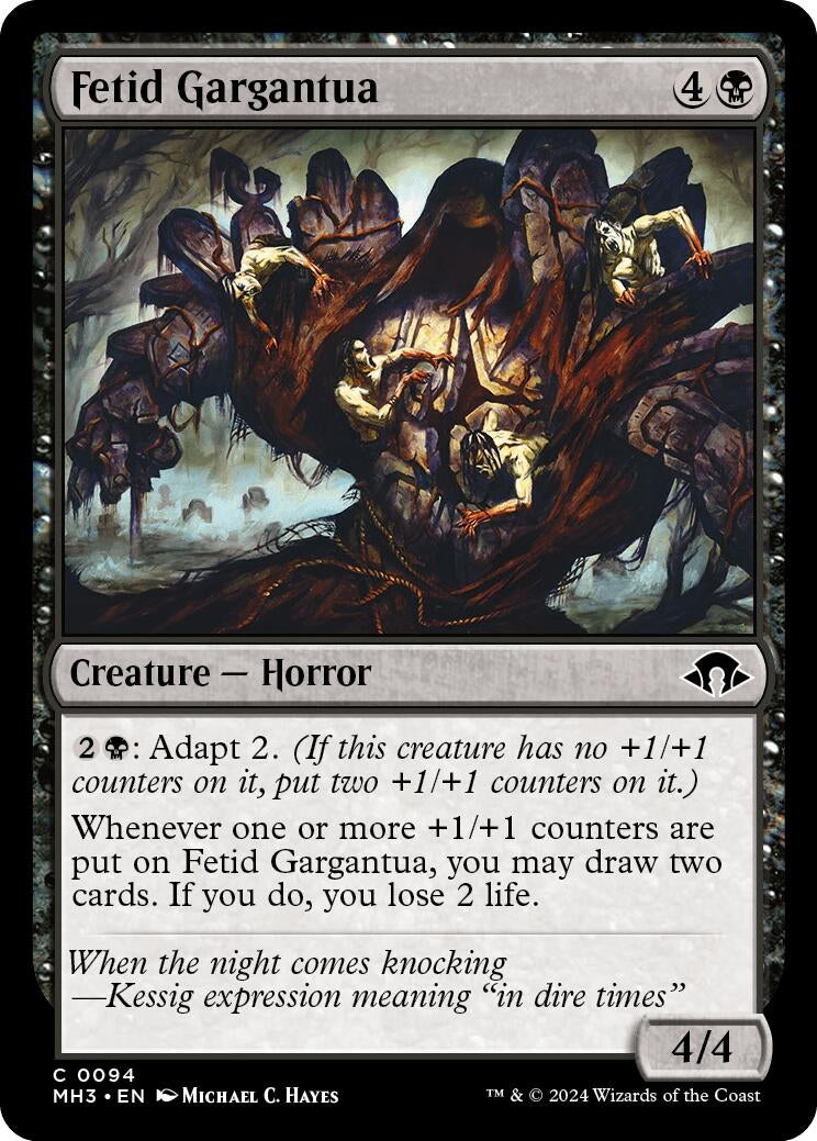 Fetid Gargantua (94) [MH3] - MTG Single