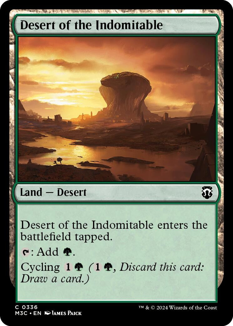 Desert of the Indomitable (336) [M3C] - MTG Single