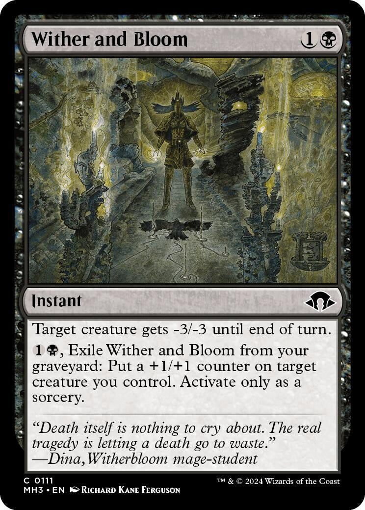 Wither and Bloom (111) [MH3] - MTG Single