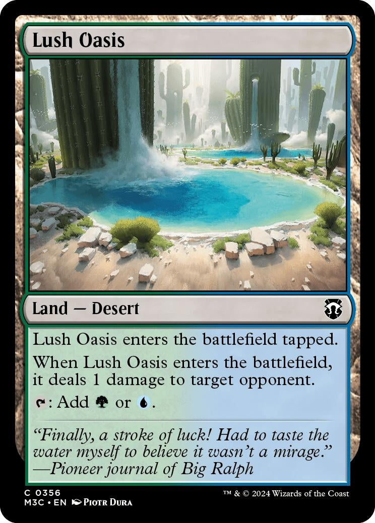 Lush Oasis (356) [M3C] - MTG Single