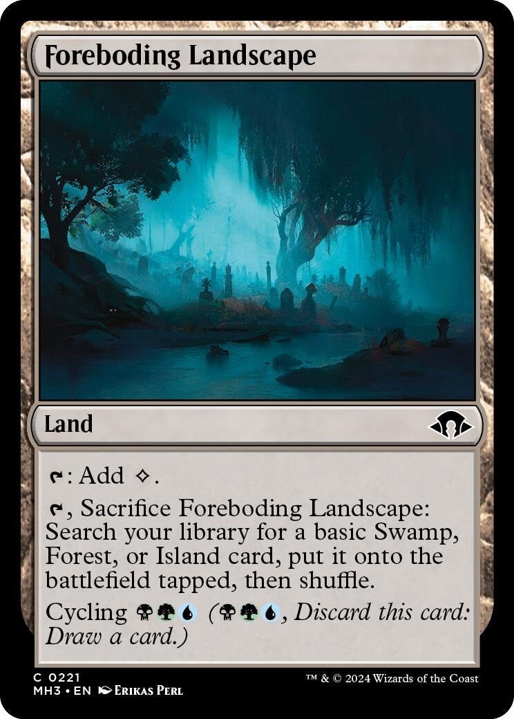 Foreboding Landscape (221) [MH3] - MTG Single