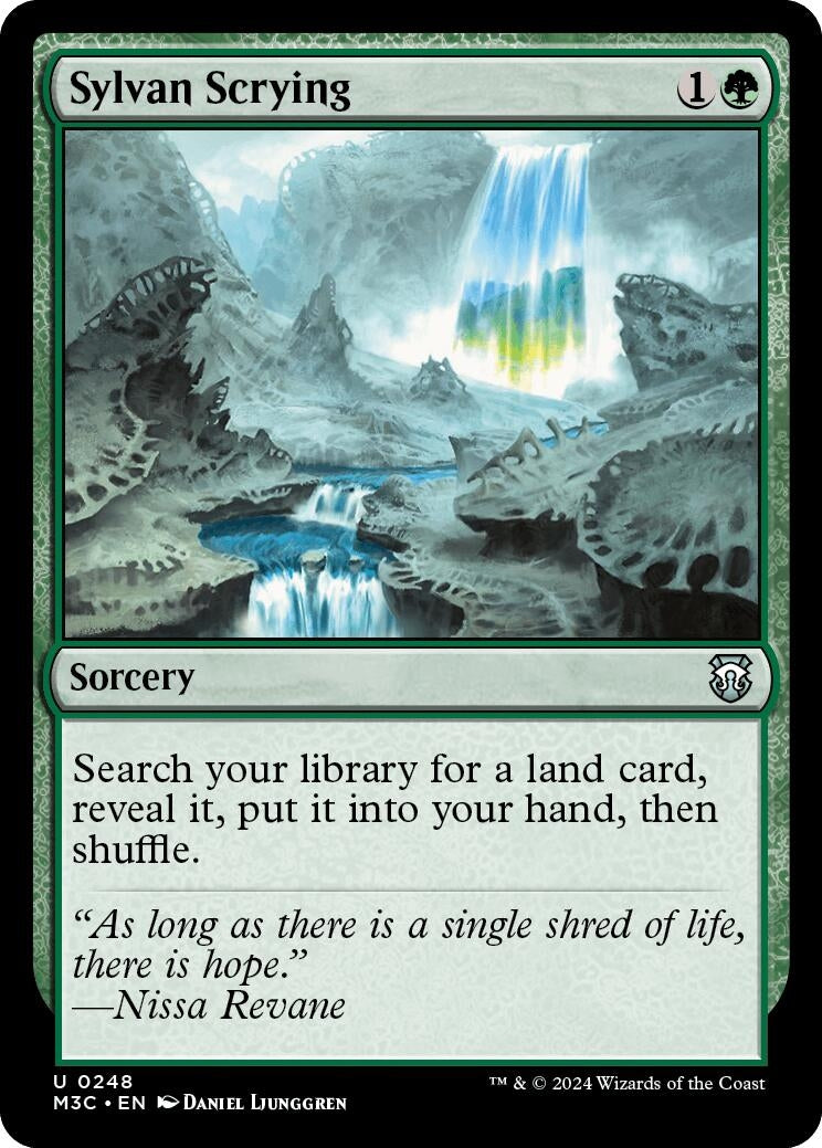 Sylvan Scrying (248) [M3C] - MTG Single