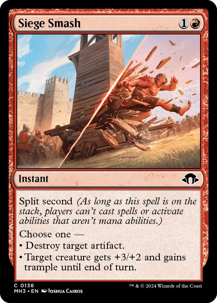 Siege Smash (136) [MH3] - MTG Single