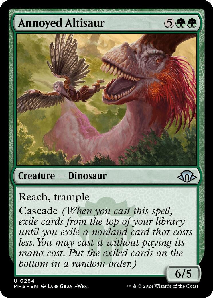 Annoyed Altisaur (284) [MH3] - MTG Single