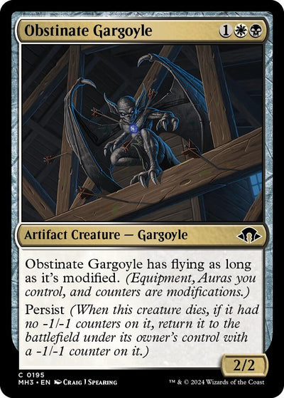 Obstinate Gargoyle (195) [MH3]