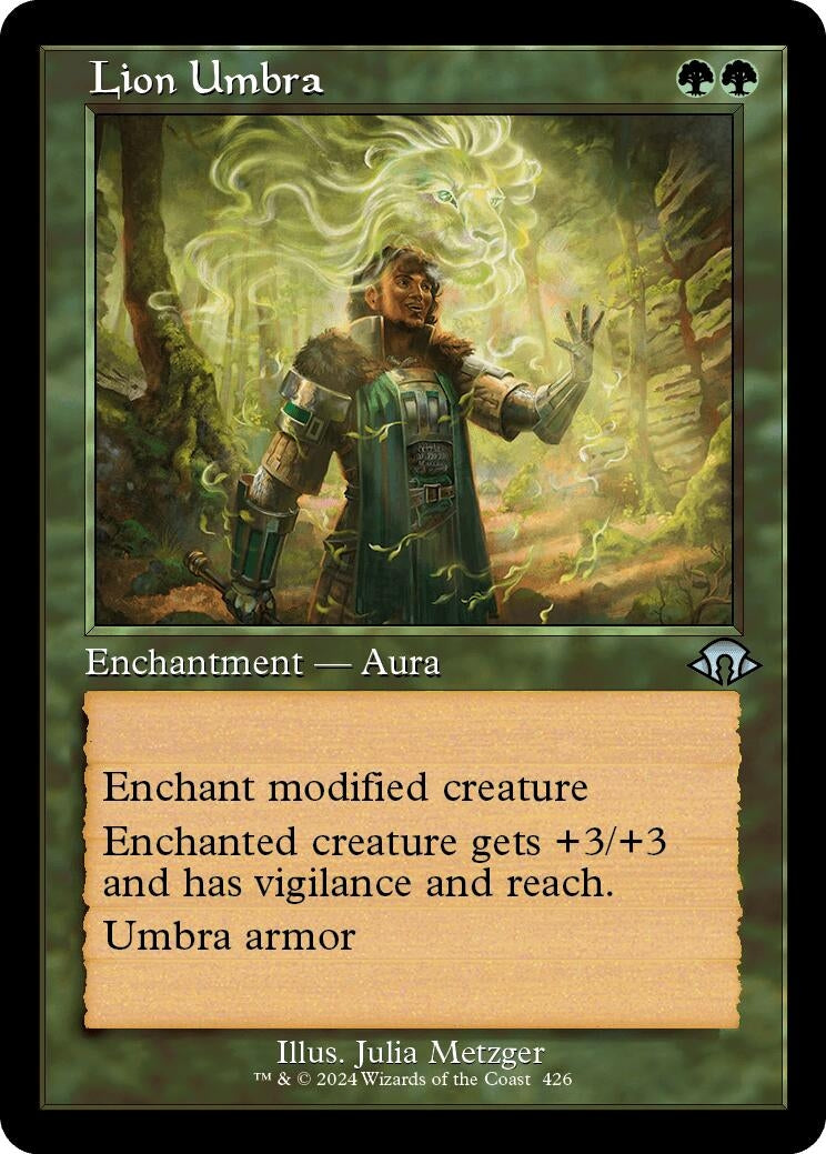 Lion Umbra (Retro Frame) (426) [MH3] - MTG Single