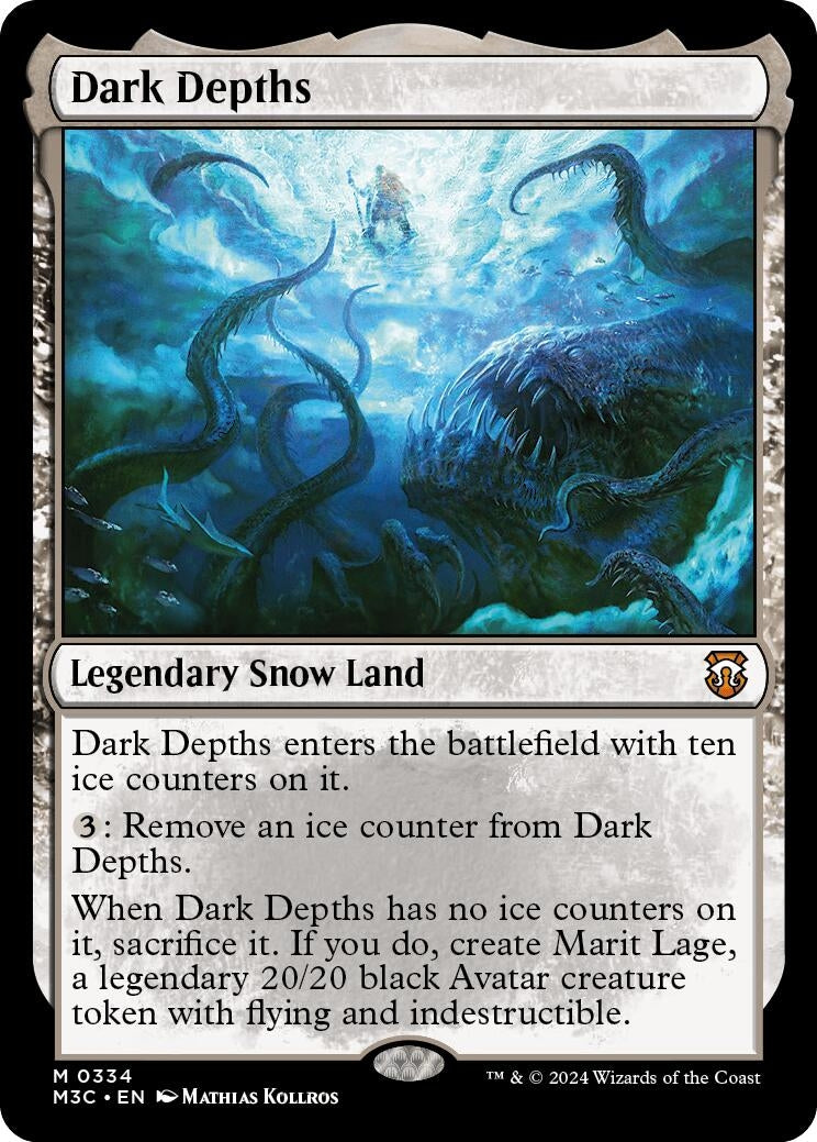 Dark Depths (Ripple Foil) (334) [M3C] - MTG Single
