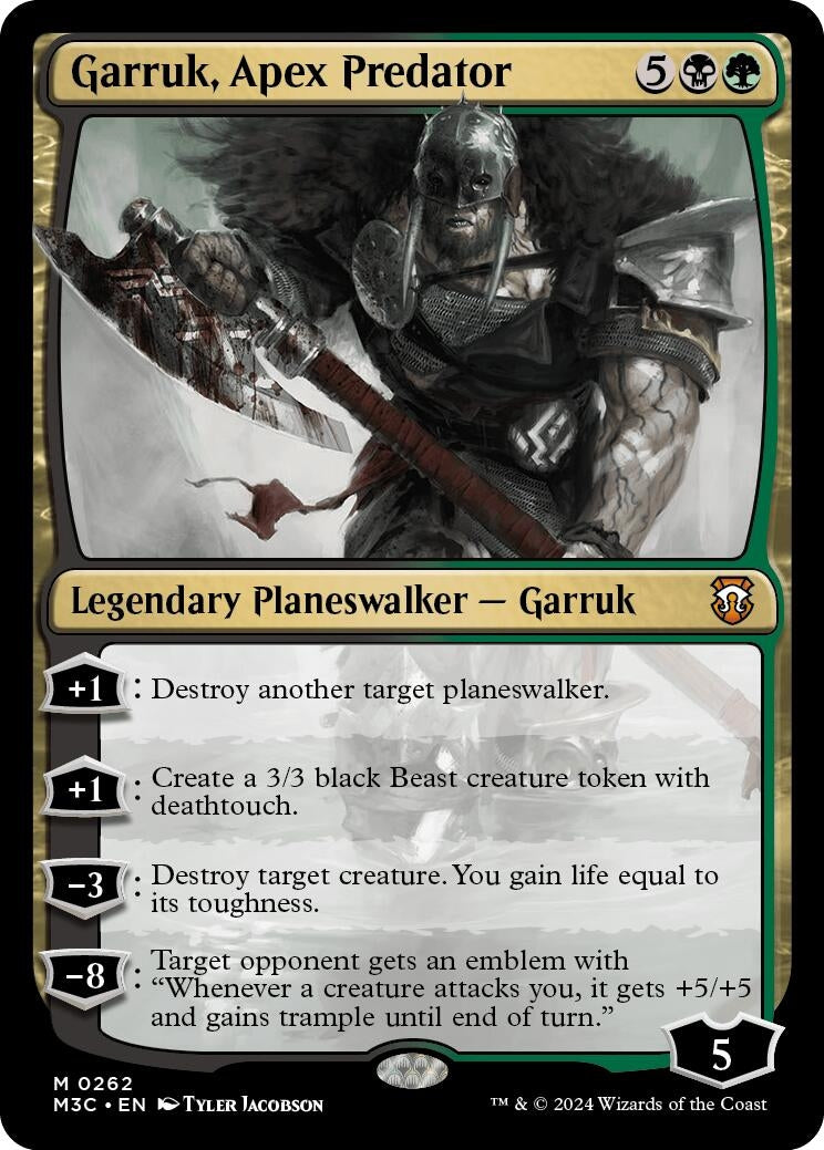 Garruk Apex Predator (262) [M3C] - MTG Single