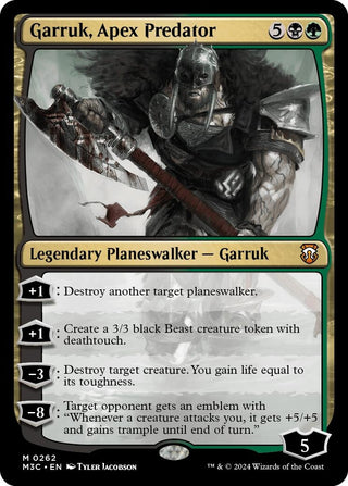 Garruk Apex Predator (262) [M3C] - MTG Single