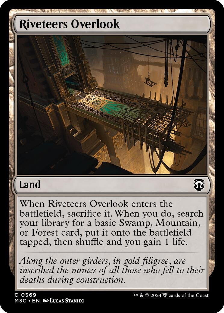 Riveteers Overlook (369) [M3C] - MTG Single