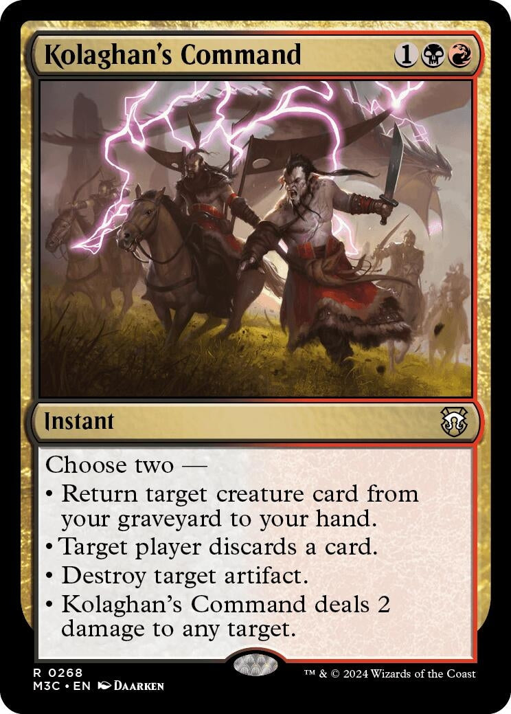 Kolaghan’s Command (268) [M3C] - MTG Single