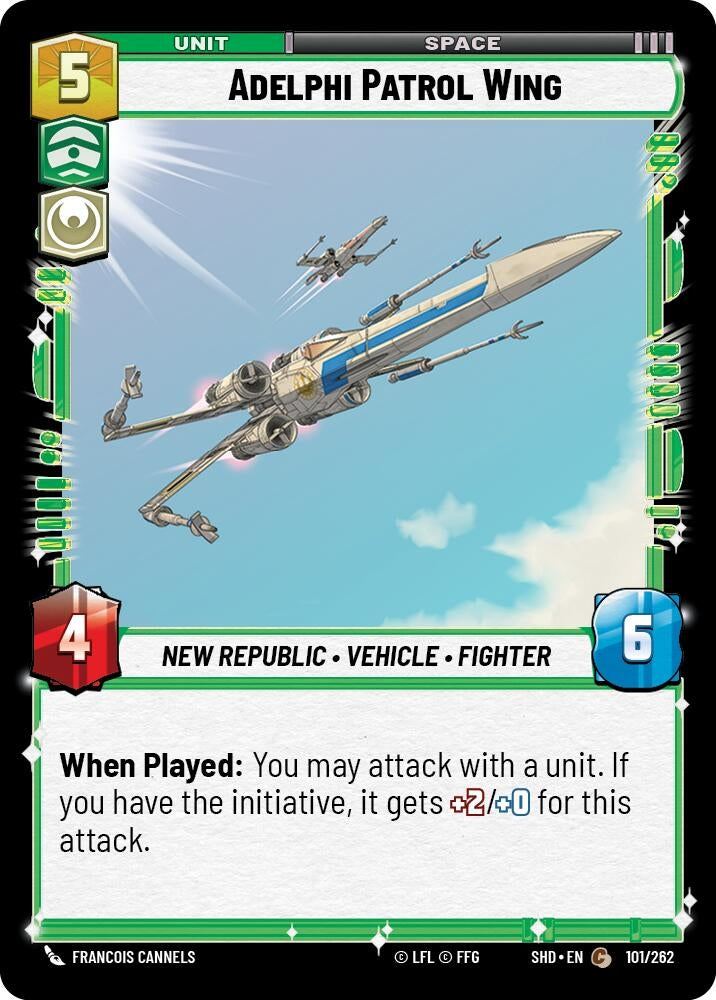 Adelphi Patrol Wing (101) (SHD) - Star Wars: Unlimited Single