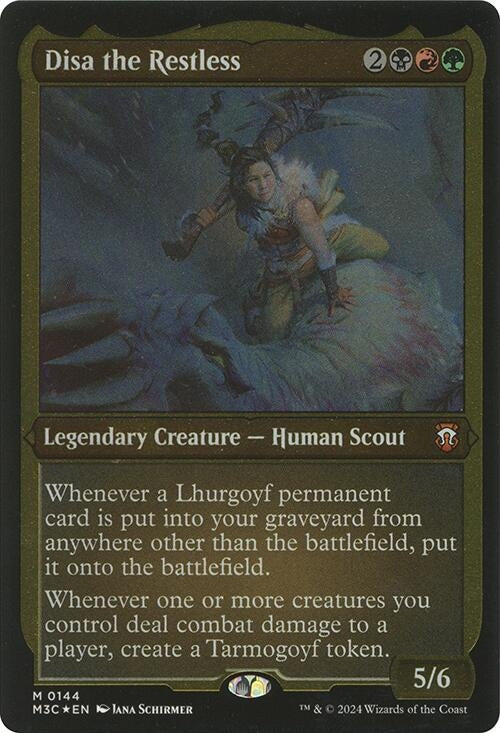 Disa the Restless (Display Commander) - Thick Stock (144) [M3C] - MTG Single