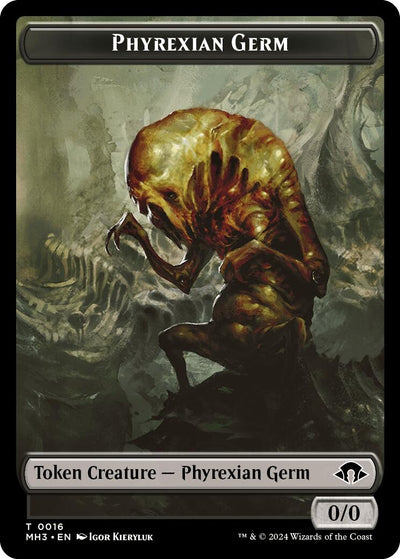 Phyrexian Germ // Treasure Double-Sided Token (0) [MH3]