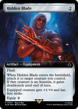 Hidden Blade (Extended Art) (307) [BABP] - MTG Single