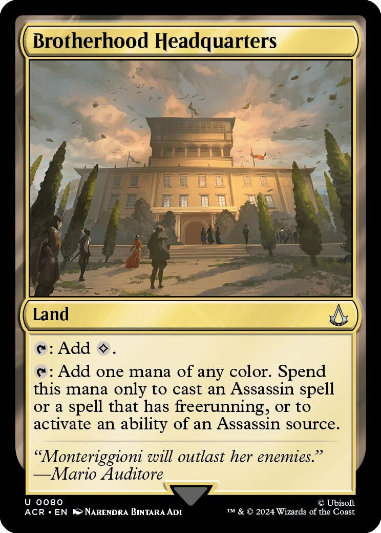 Brotherhood Headquarters (80) [ACR] - MTG Single