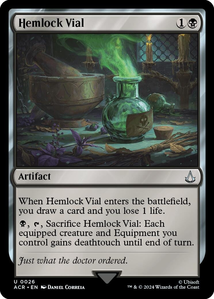 Hemlock Vial (26) [ACR] - MTG Single