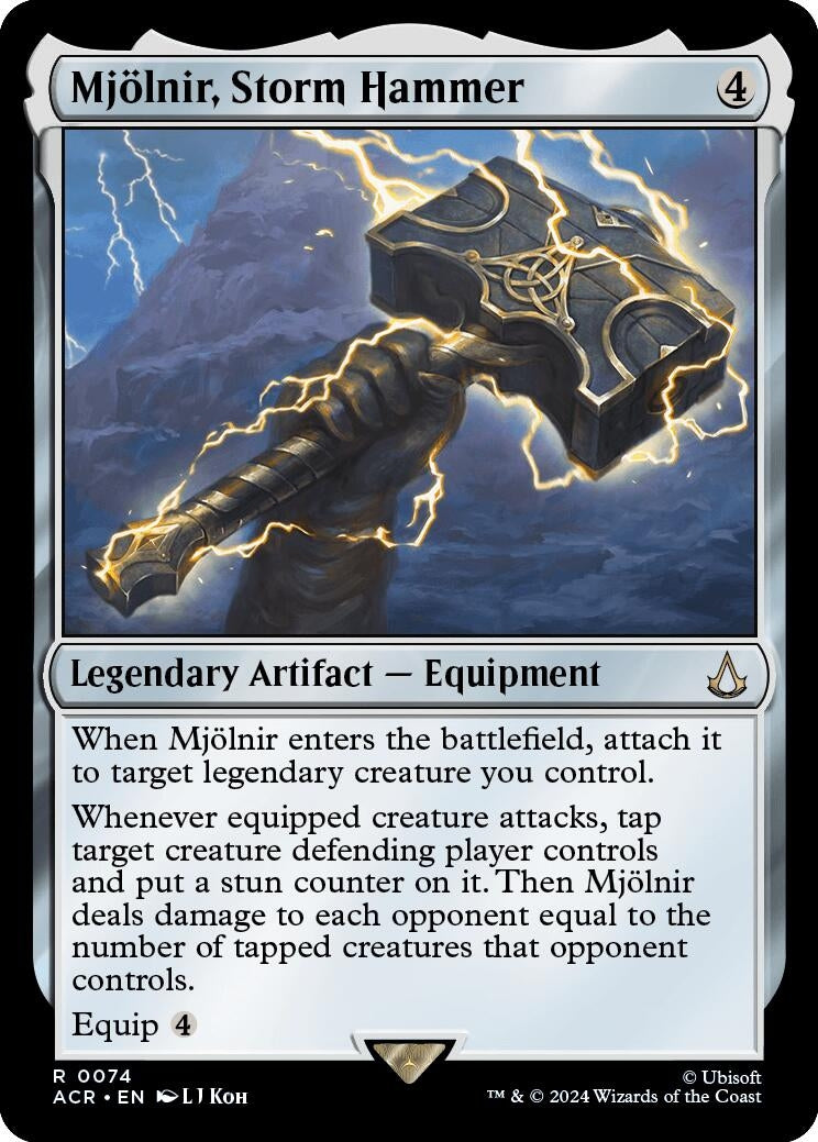 Mjolnir Storm Hammer (74) [ACR] - MTG Single