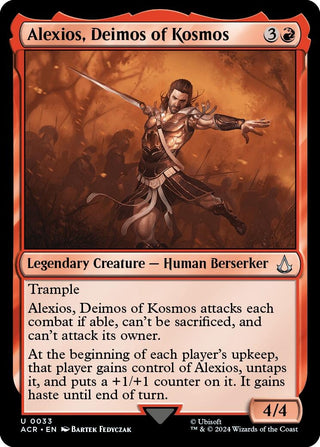 Alexios Deimos of Kosmos (33) [ACR] - MTG Single