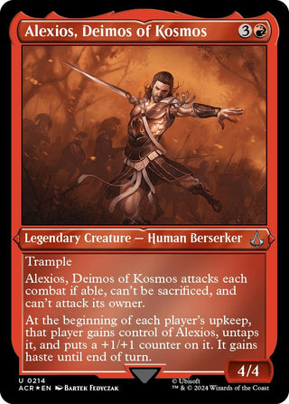 Alexios Deimos of Kosmos (Foil Etched) (214) [ACR] - MTG Single