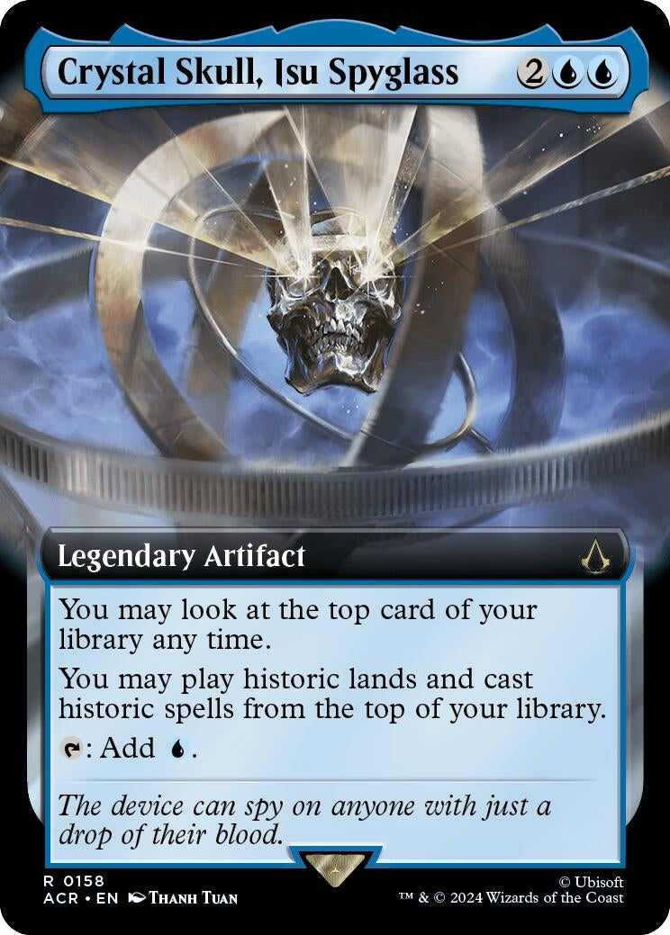 Crystal Skull Isu Spyglass (Extended Art) (158) [ACR] - MTG Single