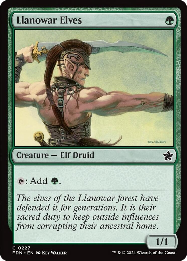 Llanowar Elves (227) [FDN] - MTG Single