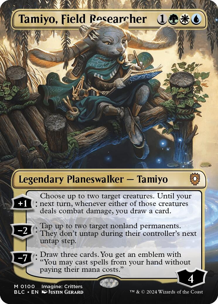 Tamiyo Field Researcher (Borderless) (100) [BLC] - MTG Single