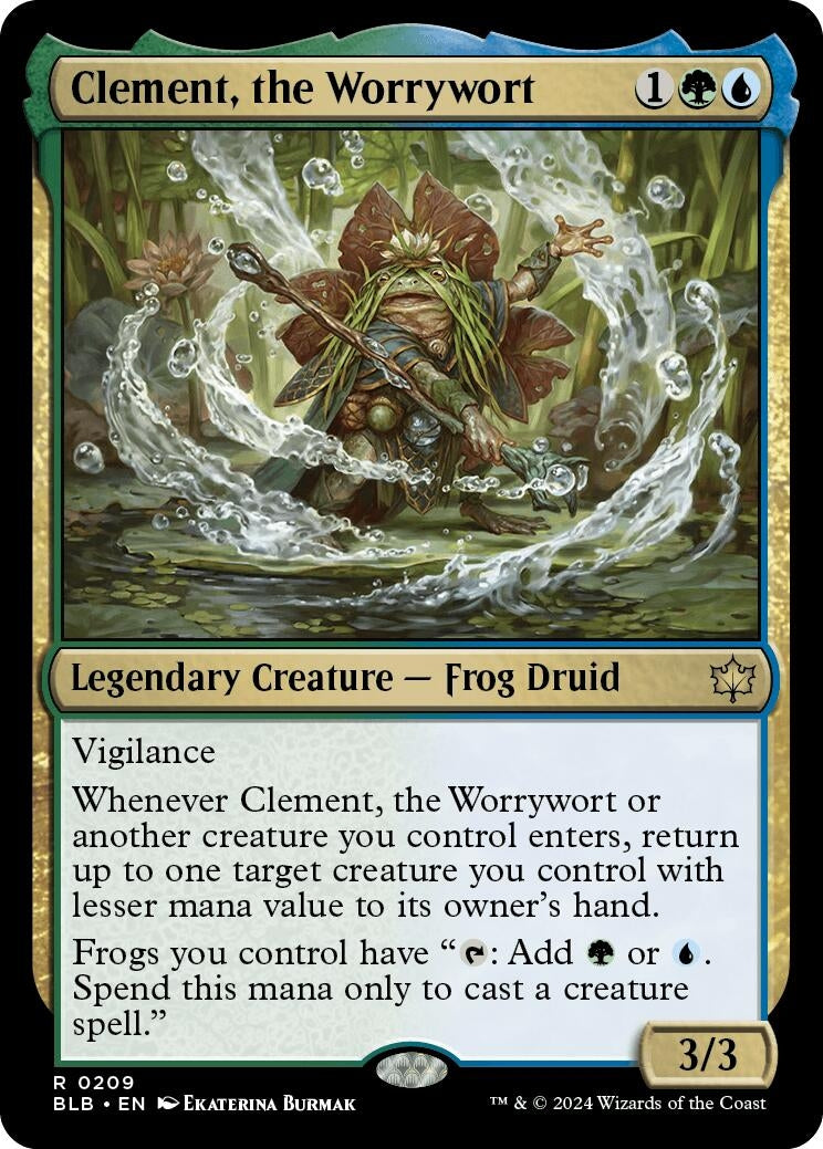 Clement the Worrywort (209) [BLB] - MTG Single