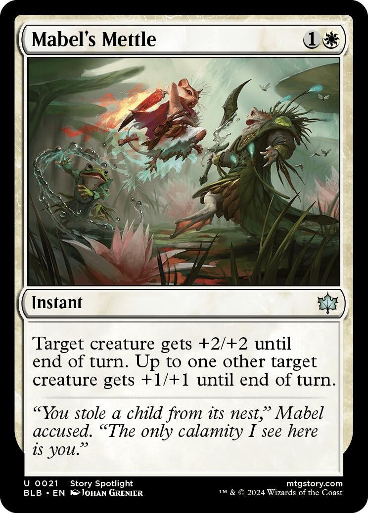 Mabel’s Mettle (21) [BLB] - MTG Single