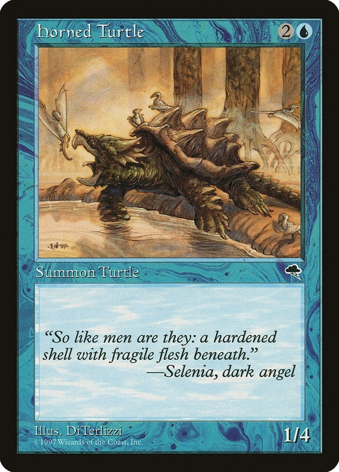 Horned Turtle (67) [TMP] - MTG Single
