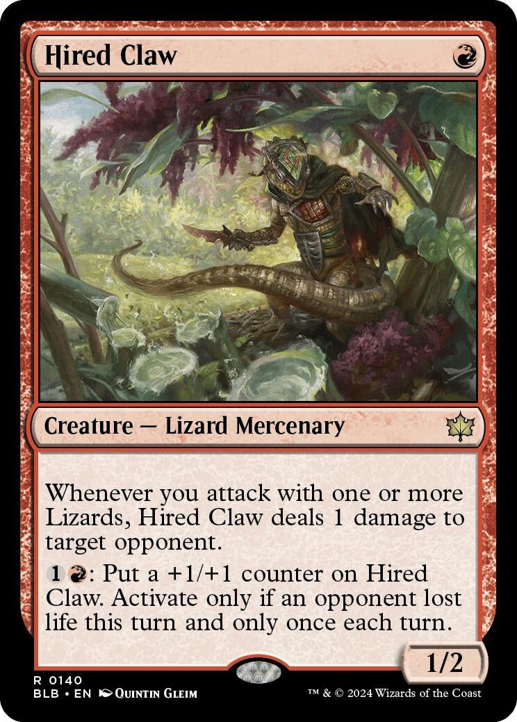 Hired Claw (140) [BLB] - MTG Single