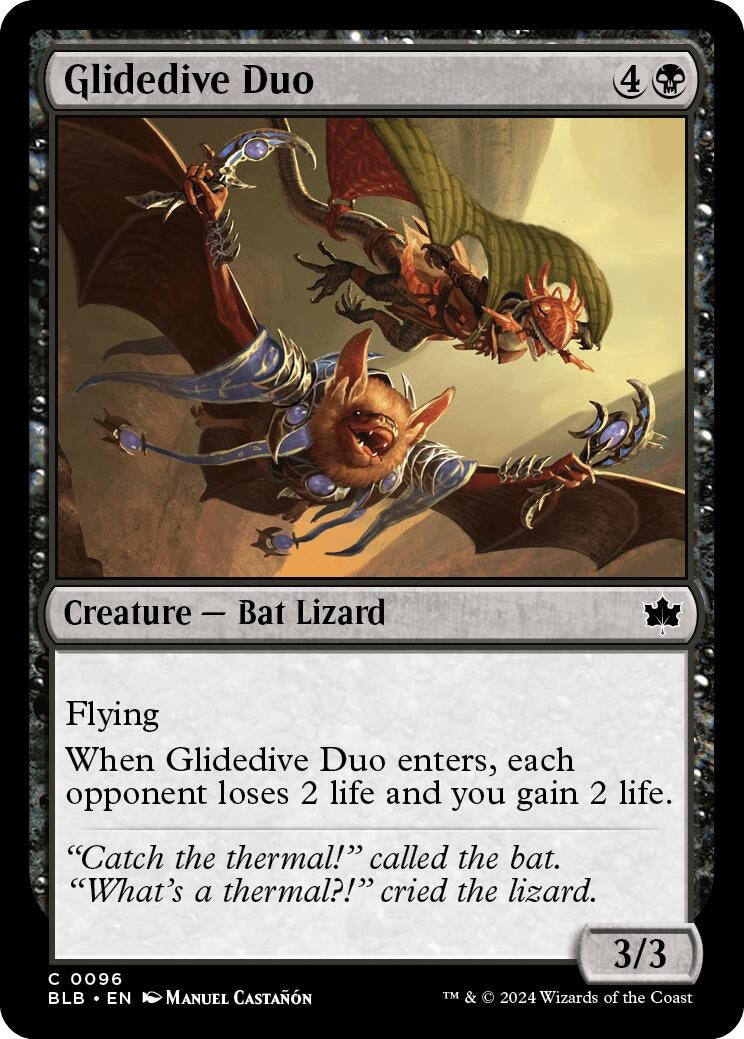 Glidedive Duo (96) [BLB] - MTG Single