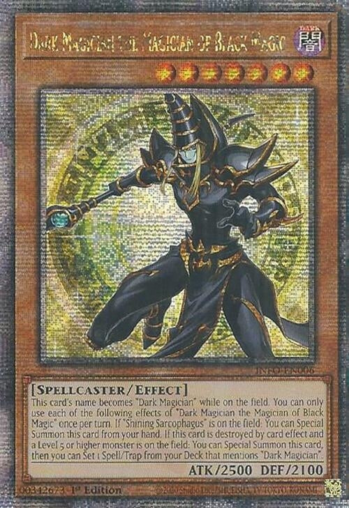 Dark Magician the Magician of Black Magic (Quarter Century Secret Rare) (INFO) - YuGiOh Single