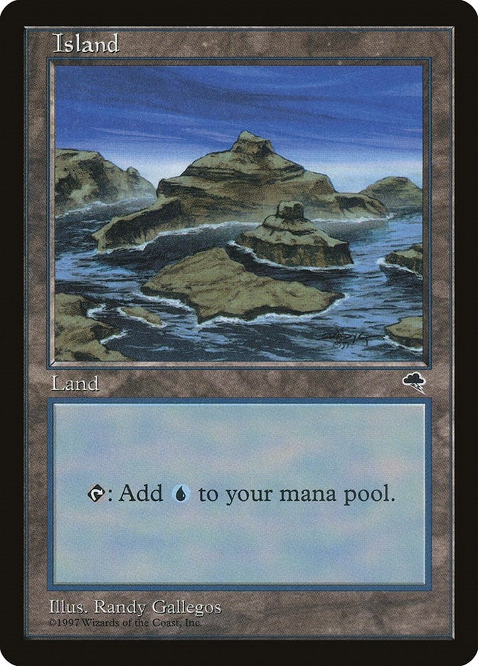 Island (Inlet) (338) [TMP] - MTG Single