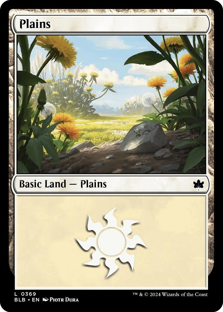 Plains (0369) (369) [BLB] - MTG Single