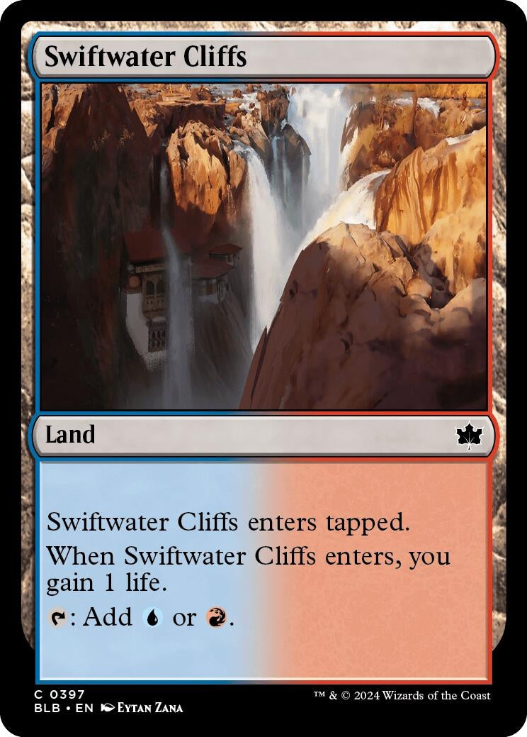Swiftwater Cliffs (397) [BLB] - MTG Single