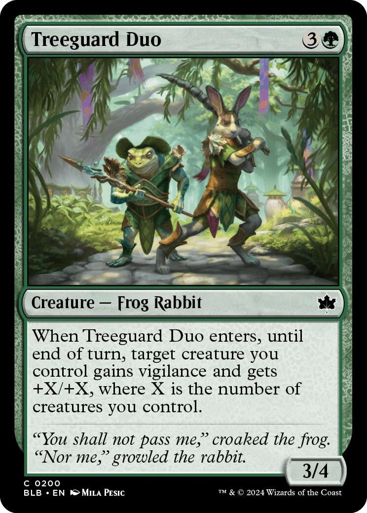 Treeguard Duo (200) [BLB] - MTG Single