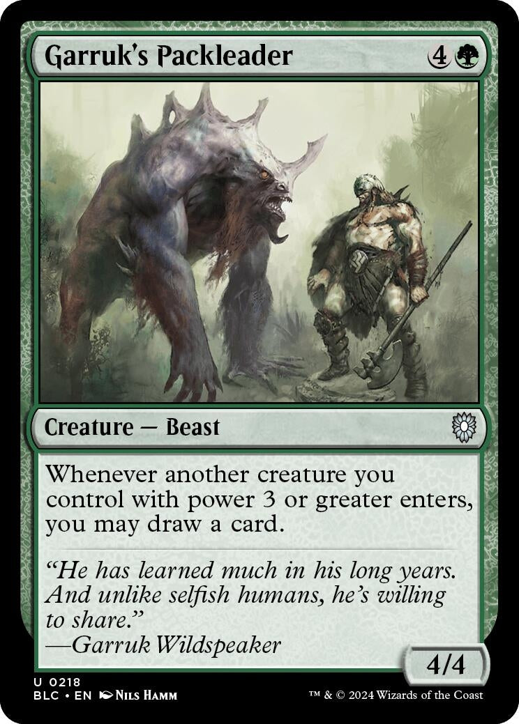 Garruk’s Packleader (218) [BLC] - MTG Single