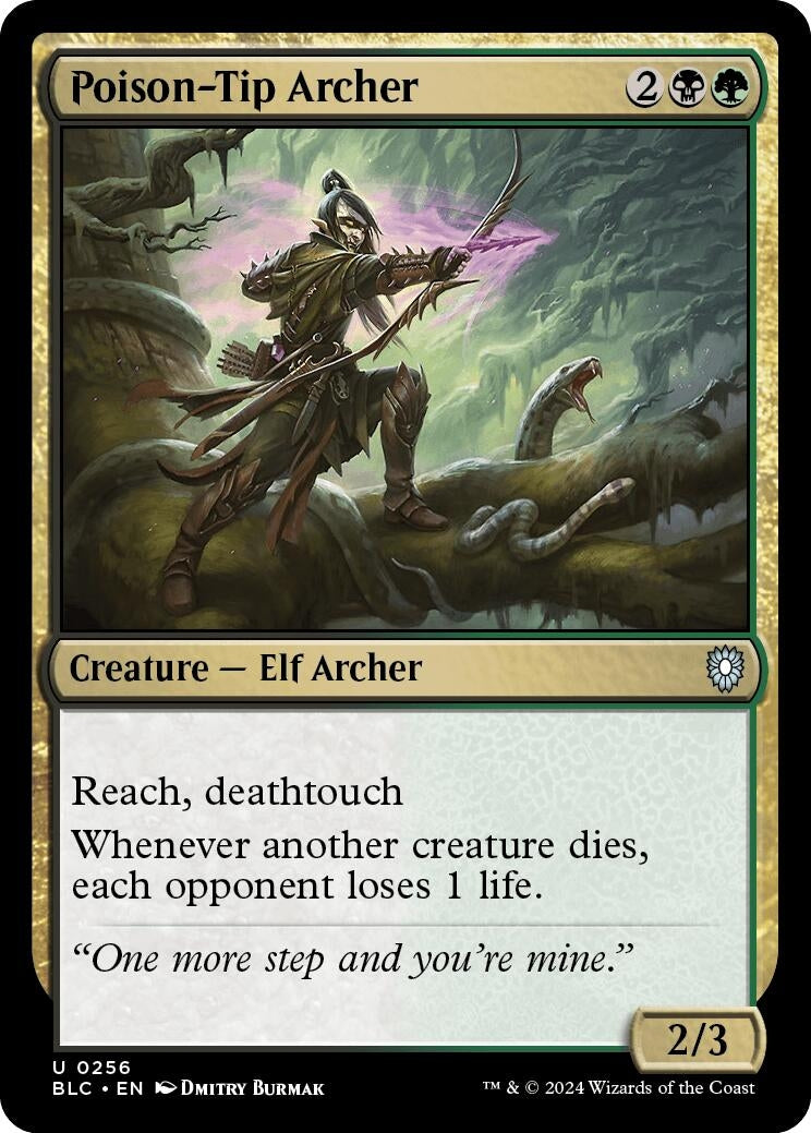 Poison-Tip Archer (256) [BLC] - MTG Single