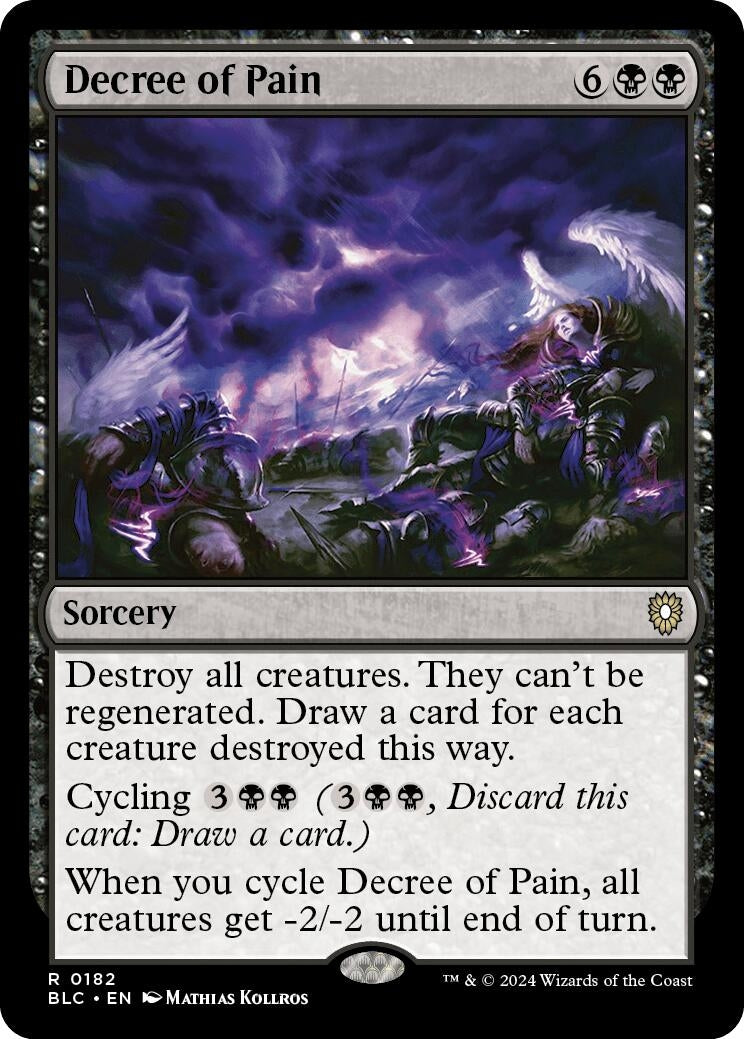 Decree of Pain (182) [BLC] - MTG Single