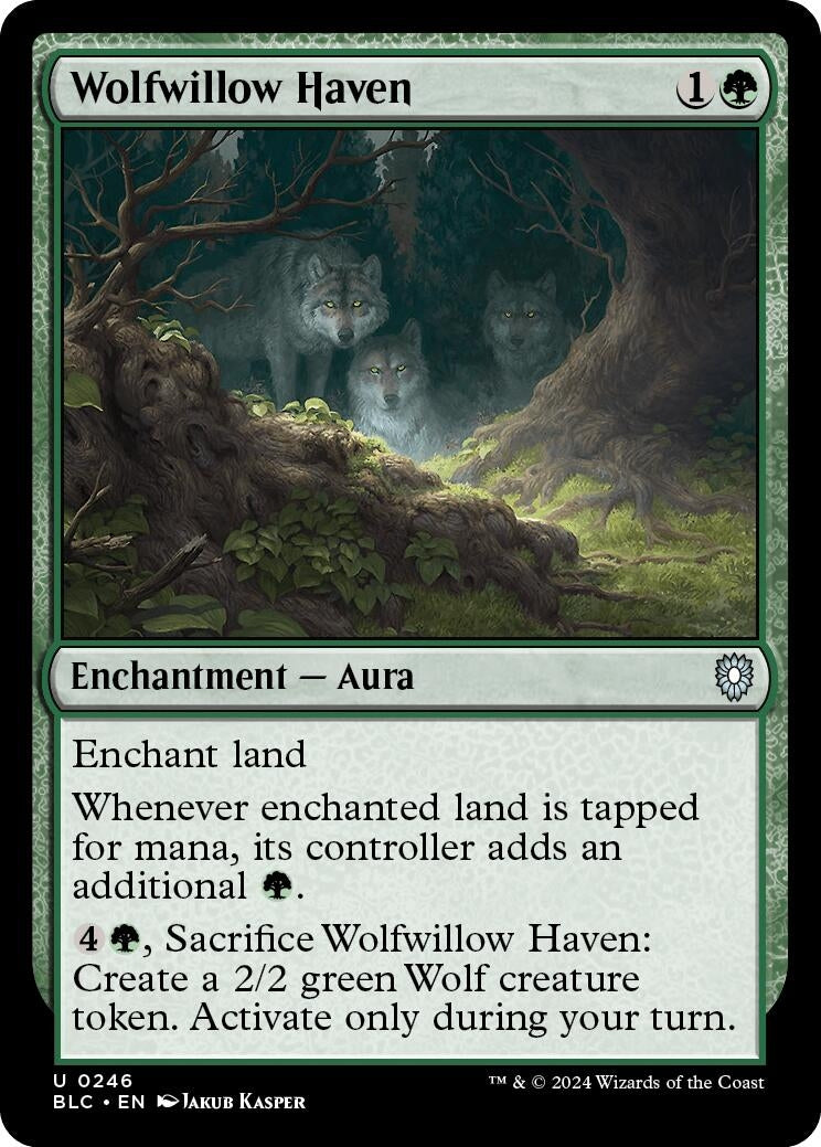 Wolfwillow Haven (246) [BLC] - MTG Single