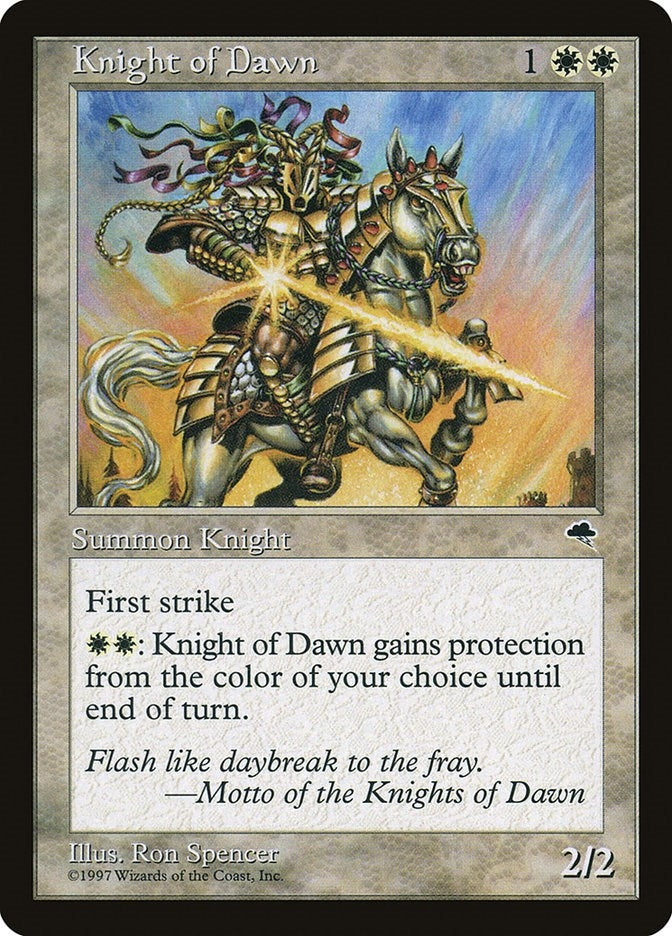 Knight of Dawn (26) [TMP] - MTG Single