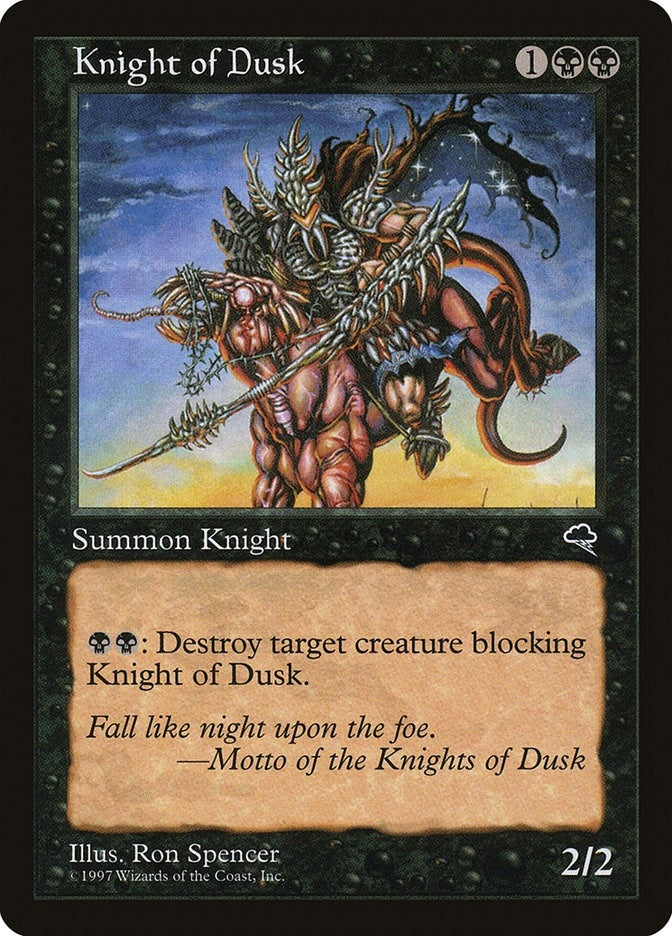 Knight of Dusk (140) [TMP] - MTG Single