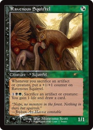 Ravenous Squirrel (Retro Frame) (1) [OHP] - MTG Single