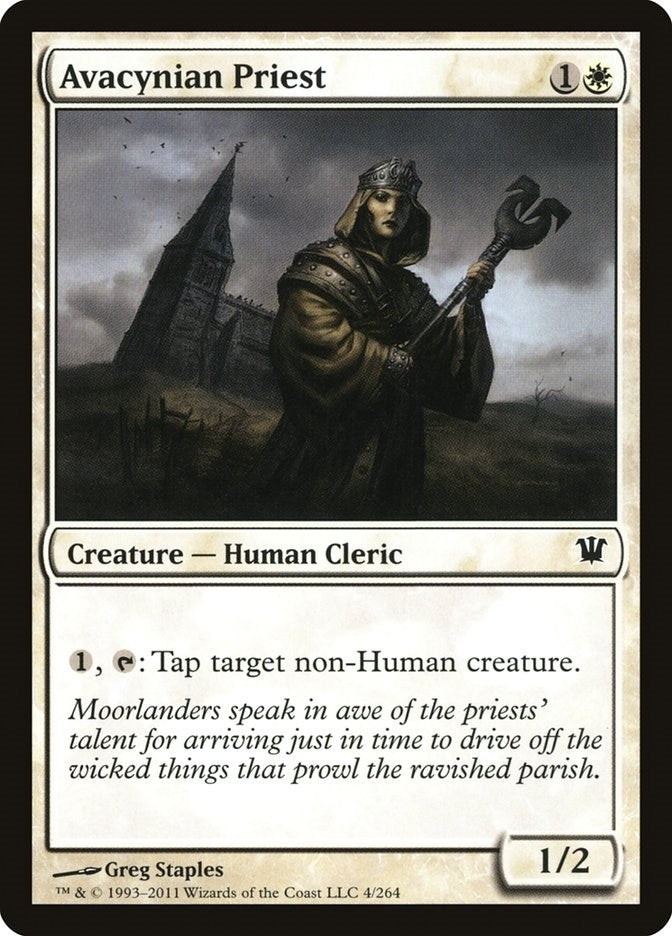 Avacynian Priest (4) [ISD] - MTG Single