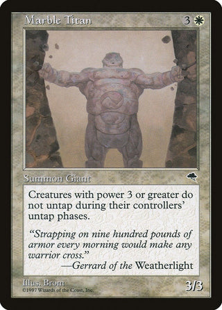 Marble Titan (28) [TMP] - MTG Single